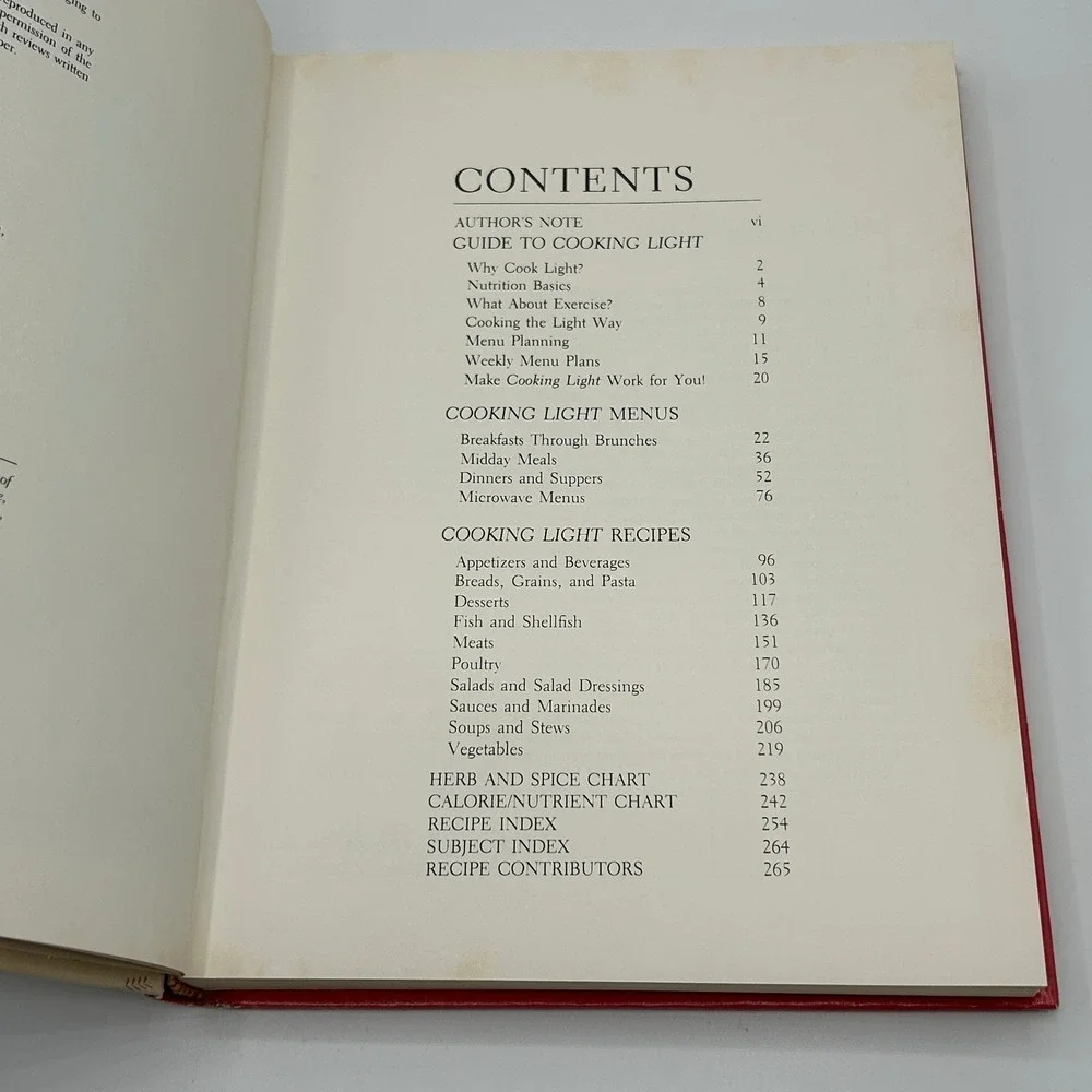 1983 Southern Living Cooking Light Cookbook Healthy Recipes Hardcover Illustrate
